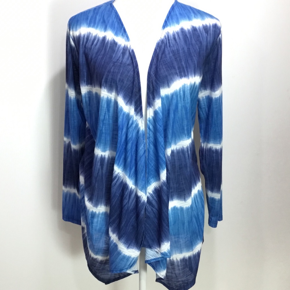 HP🛍 Cali and York Tie-dyied Open Front Cardigan.